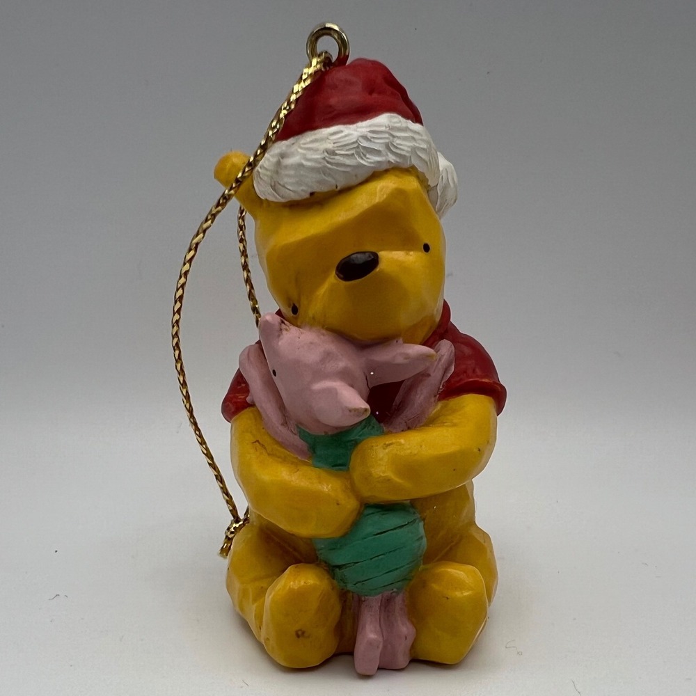 Disney Winnie The Pooh and Piglet Ornament Classic Pooh 2"